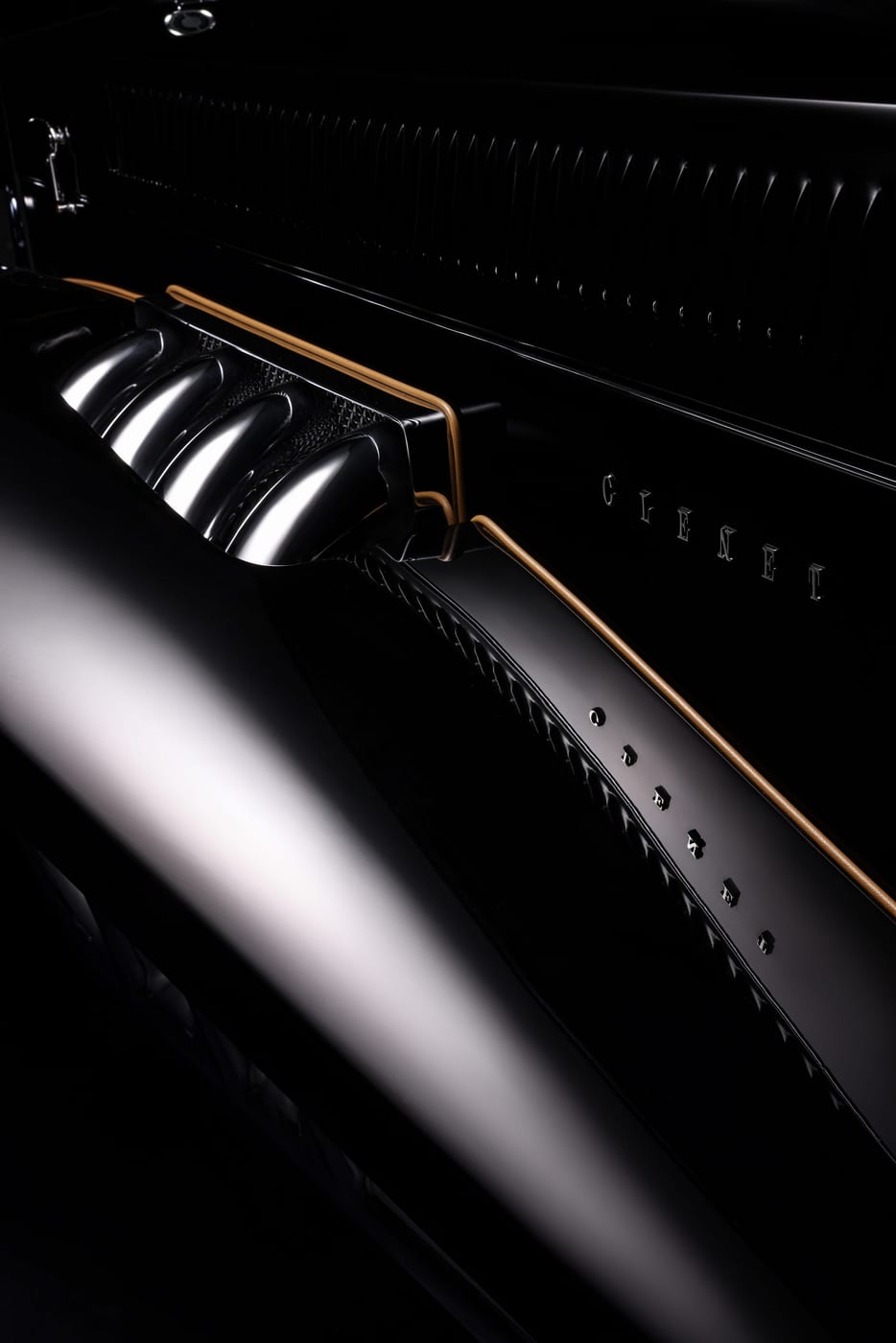 Classic Clenet convertible photographed in the Ashkan Studios Houston studio
